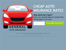 Tablet Screenshot of general-auto-insurance.com
